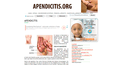 Desktop Screenshot of apendicitis.org